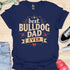 The best bulldog dad ever - V2 - Happy Vintage T-Shirt